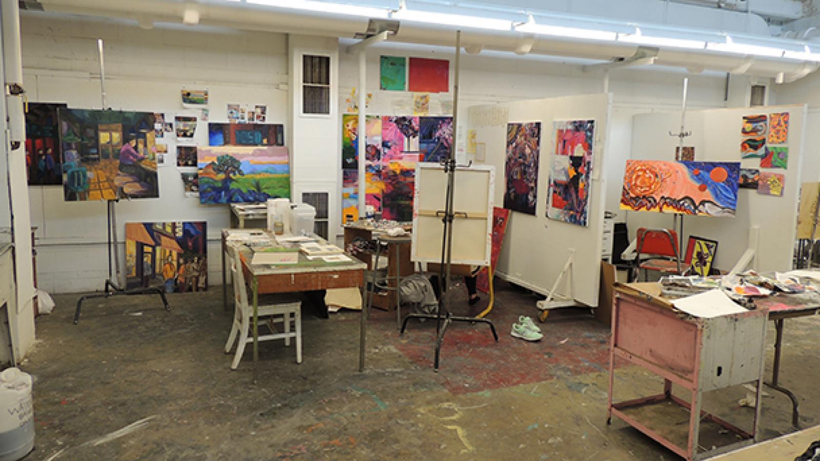 Painting studio and classroom